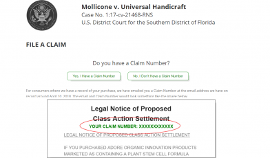 Adore Class Action Lawsuit