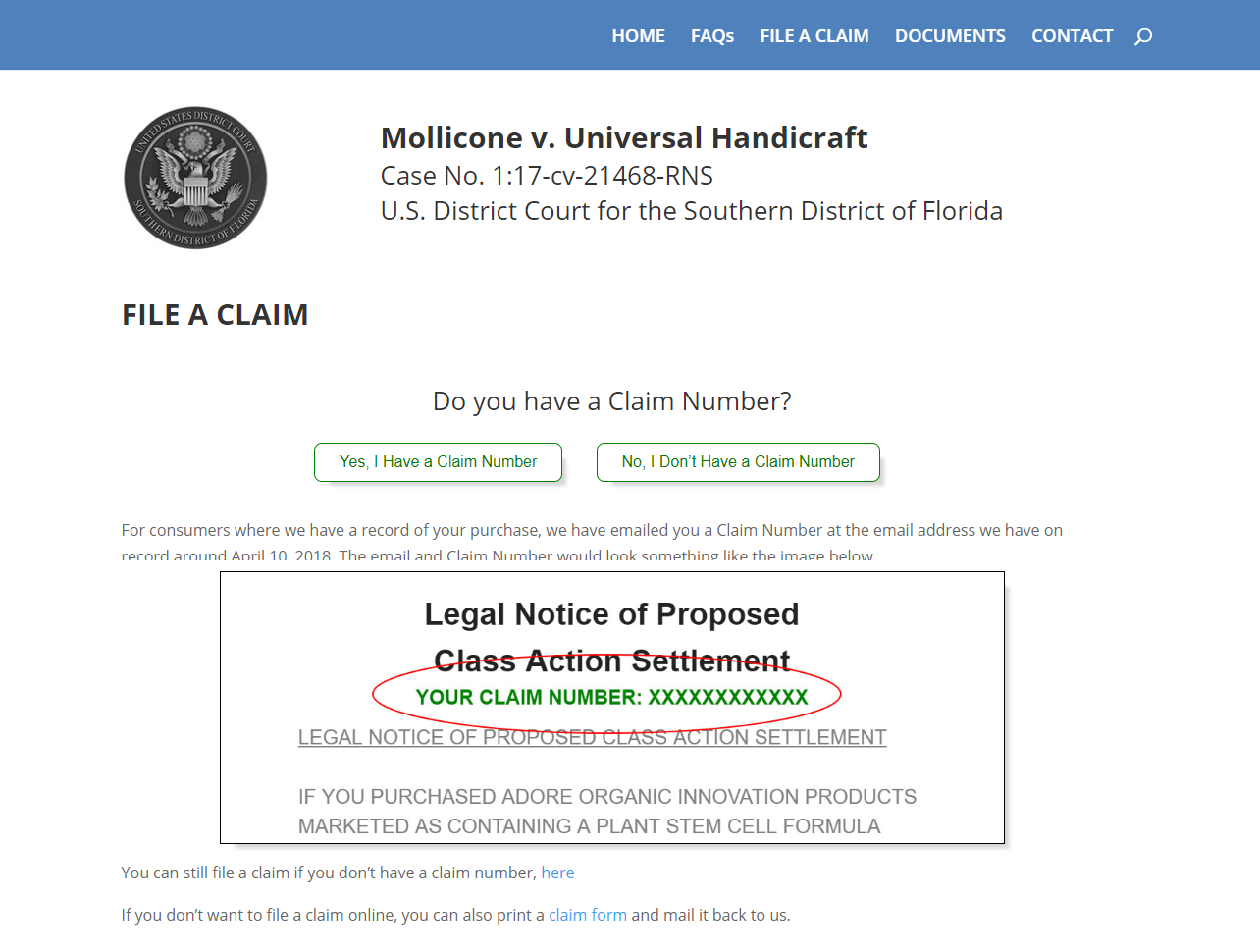 Adore Class Action Lawsuit