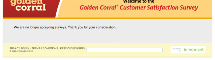 Golden Corral Survey Logo