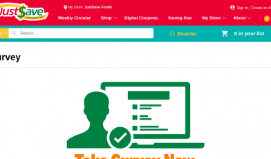 Just Save Foods survey logo