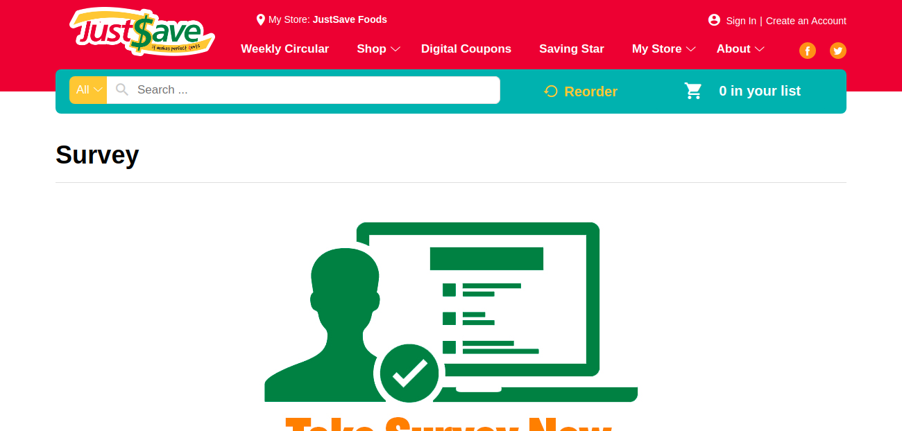 Just Save Foods survey