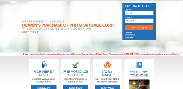 Login to Ocwen Loan Servicing Account
