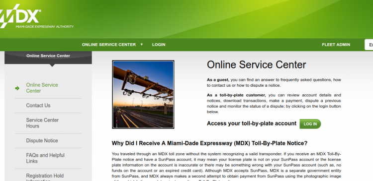 Mdx Toll Tax logo