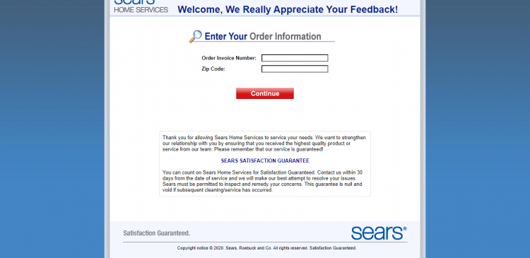 Sears Holding Corporation Survey
