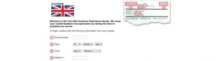 Taco Bell Uk Survey Logo