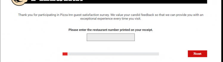 Take Pizza Inn Guest Survey