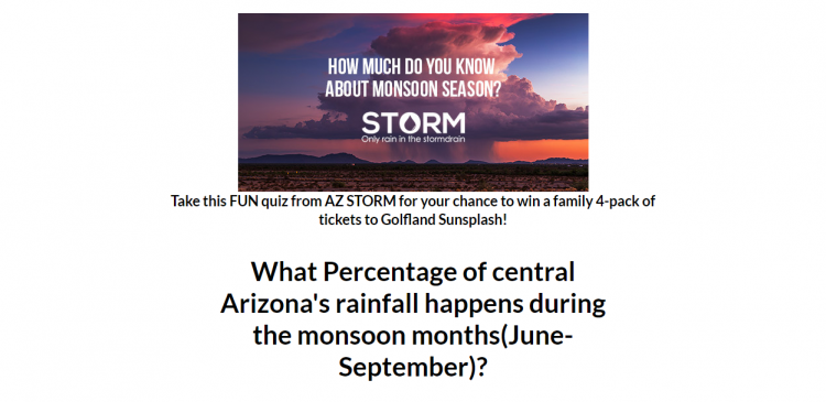 az storm quiz logo