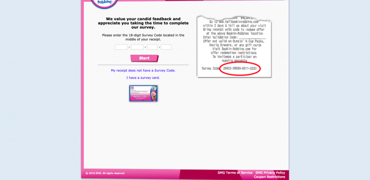 baskin robbins survey