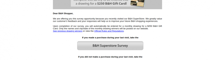 b&h survey logo