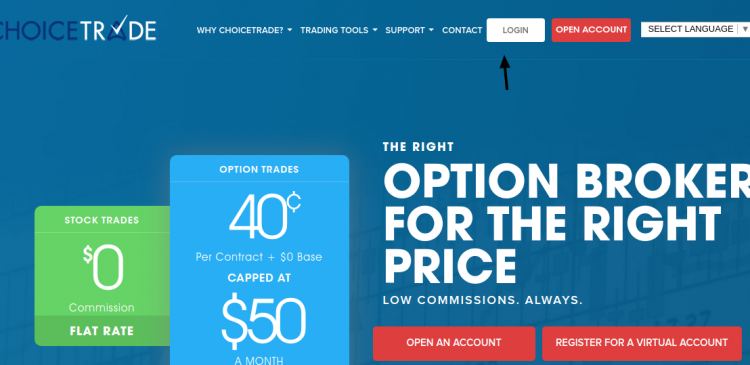 choicetrade-account login