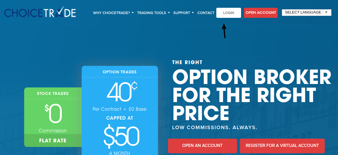 choicetrade-account login