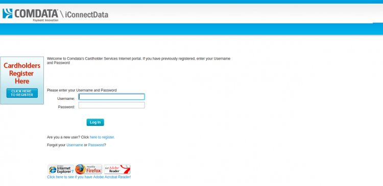 comdata card activation logo