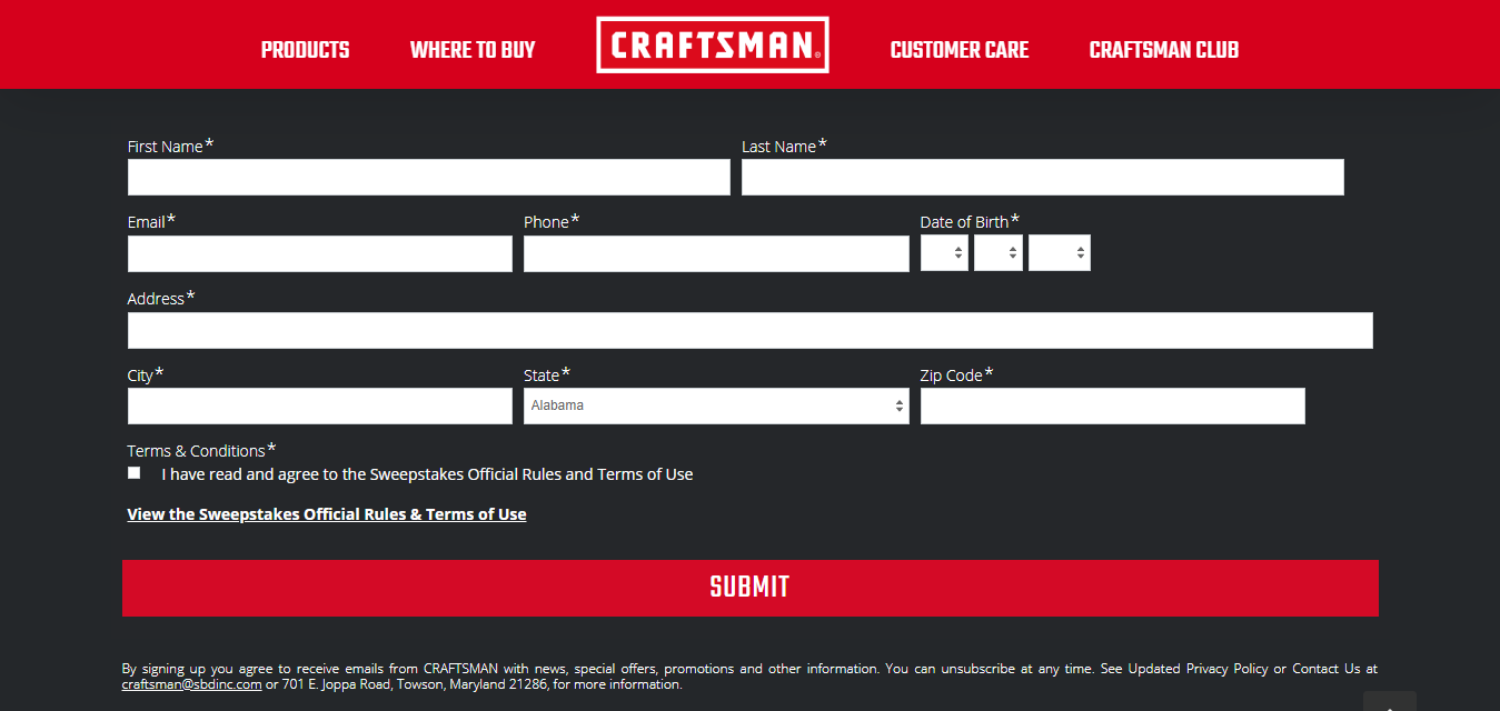 craftsman dream bid survey
