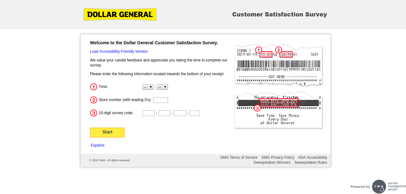 dollar general survey