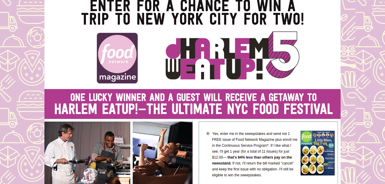 harlem eat up survey