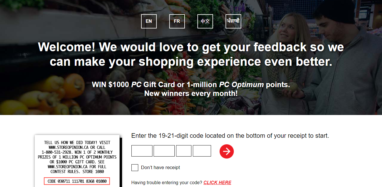 loblaw customer satisfaction survey