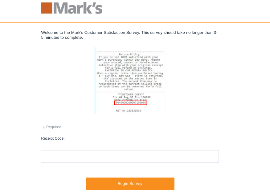 mark survey