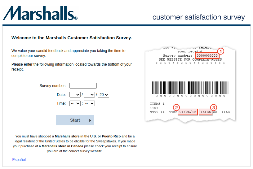 marshalls survey