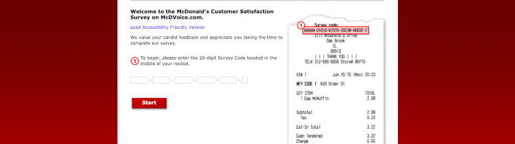 mcdonalds customer survey
