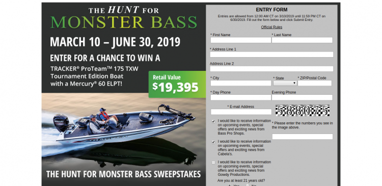 monster bass sweepstakes logo