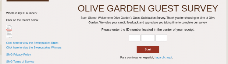 olive garden survey logo
