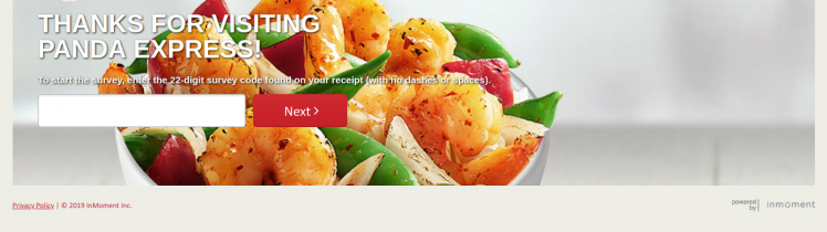 panda express survey logo