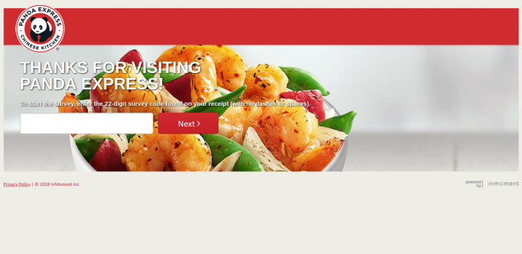 panda express survey logo