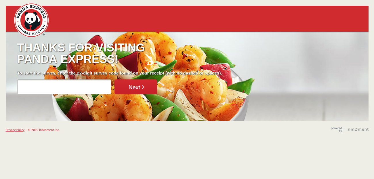 panda express survey