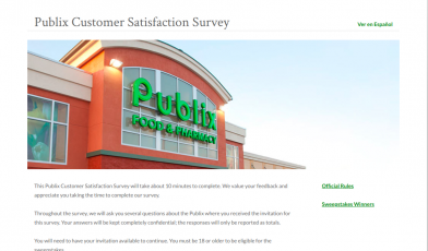 publix survey logo