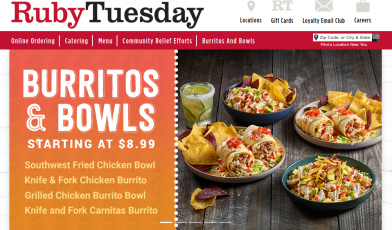 ruby tuesday survey logo