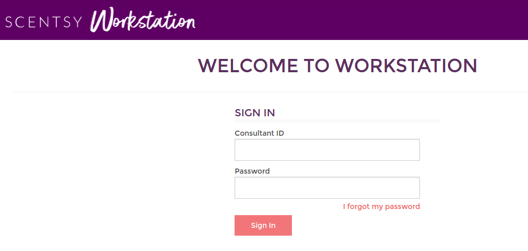 scentsy workstation login