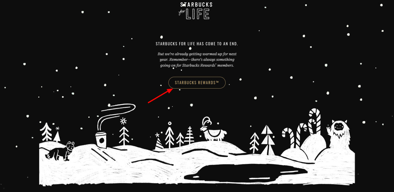 starbucks for life rewards program