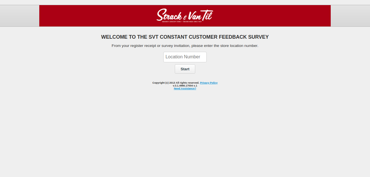 strack & van til survey