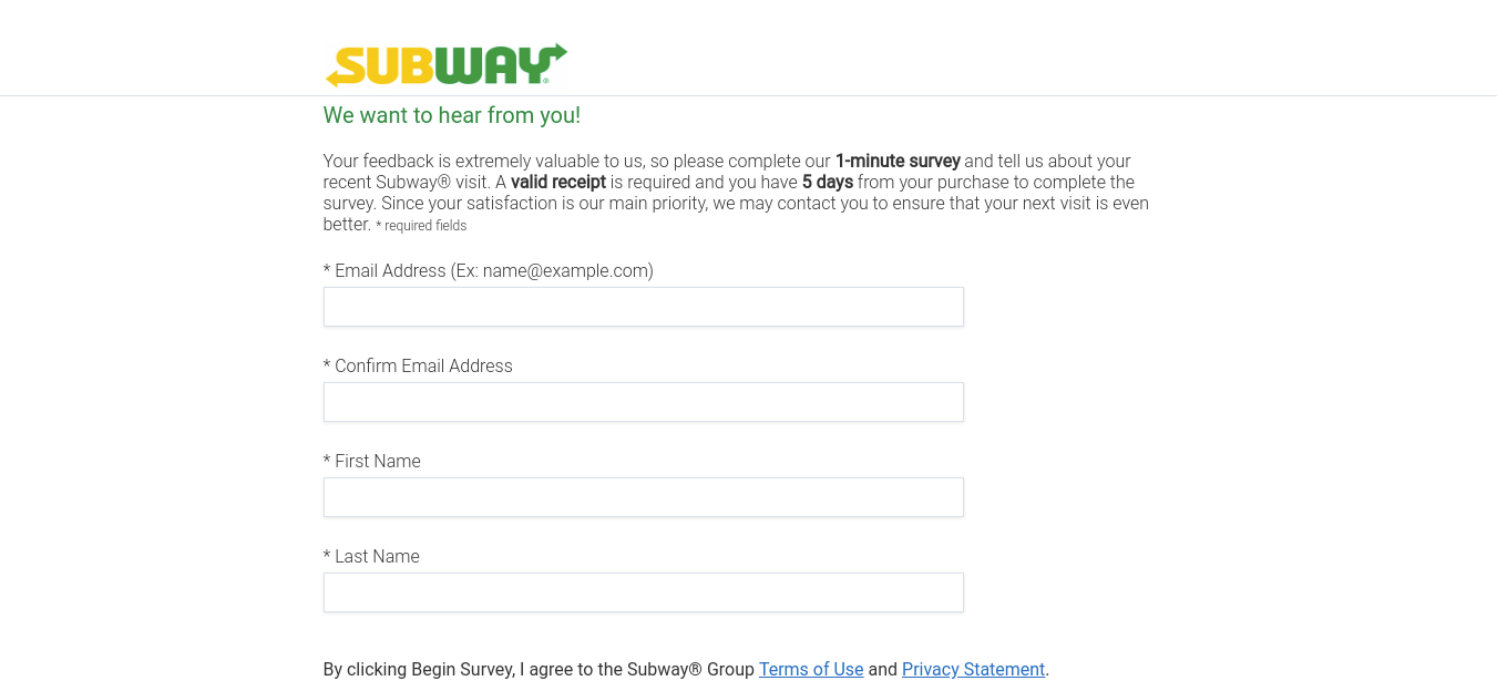 subway listens survey
