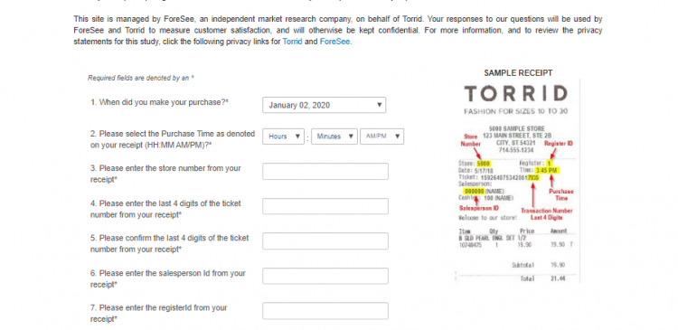 torrid-customer-satisfaction-survey