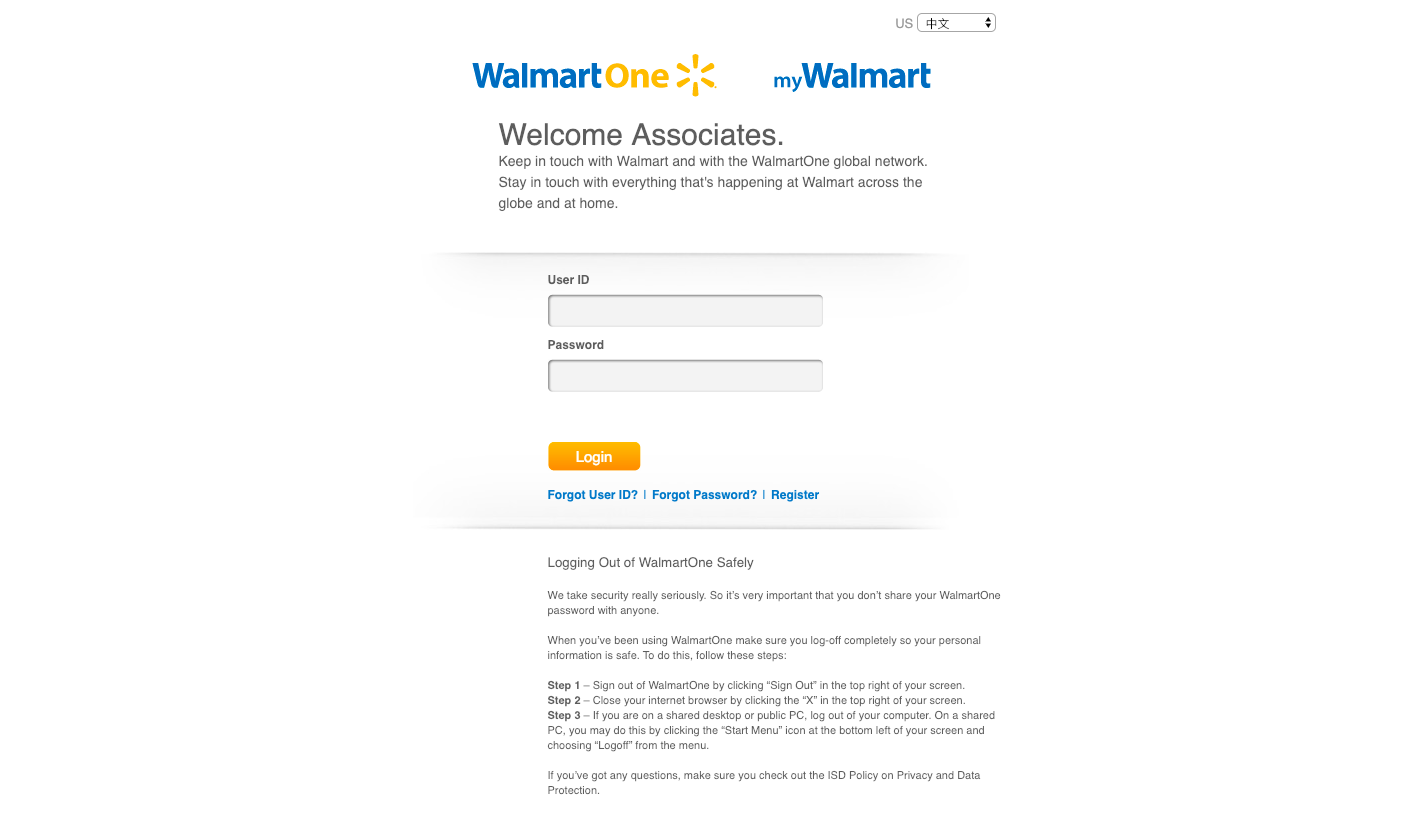 walmartone associate login