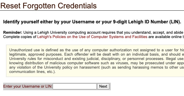 Forgot Password