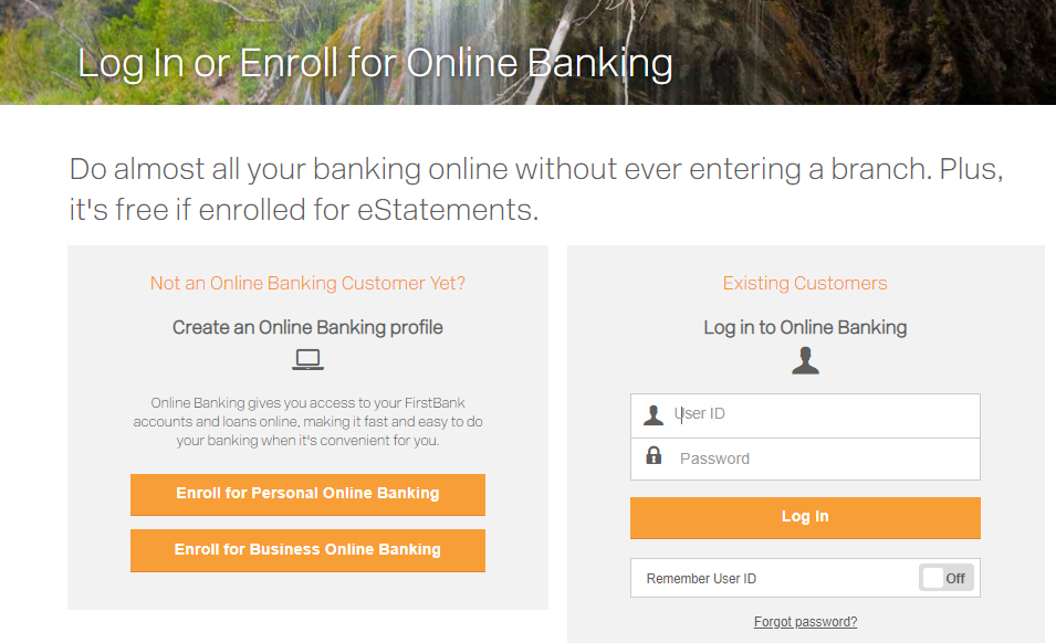 firstbank login