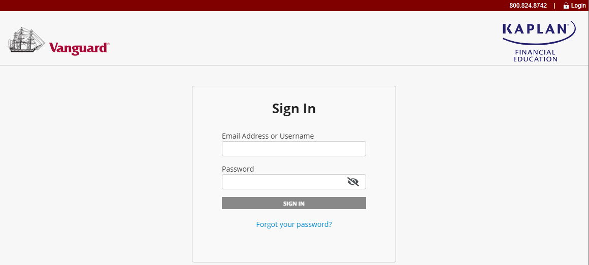 Kaplan Financial Login